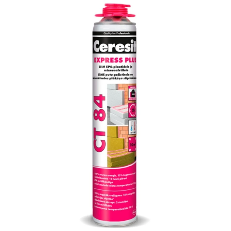 Līme polistirola un minerālvates plākšņu stiprināšanai 850ml Ceresit CT84