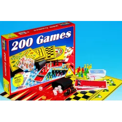 PIATNIK Набор настольных игр 200 игр ,на латышском, русском яз.,