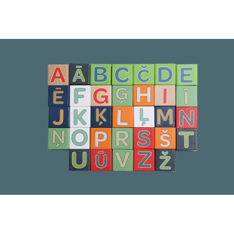 bo. koka klucīši Alfabēts un vārdi ,latviešu valodā,