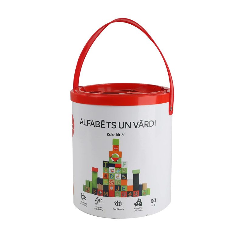 bo. koka klucīši "Alfabēts un vārdi" ,latviešu valodā,