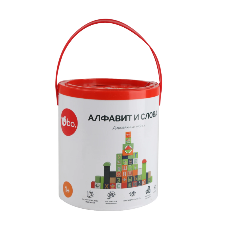 bo. koka klucīši "Alfabēts un vārdi" ,Krievu valodā,