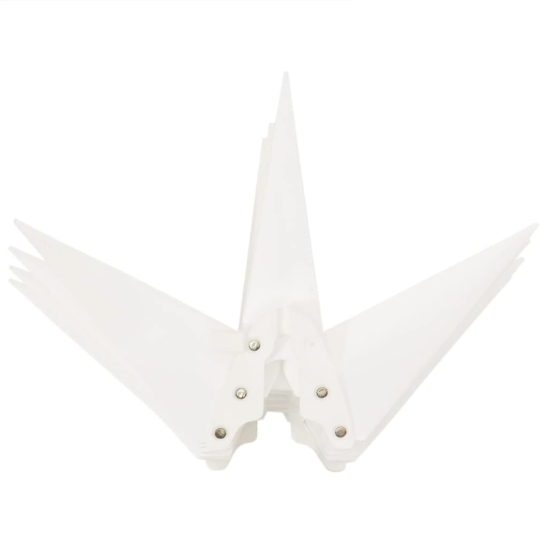 vidaXL Ziemassvētku lampiņas ar LED, 3 gab., salokāmas, baltas