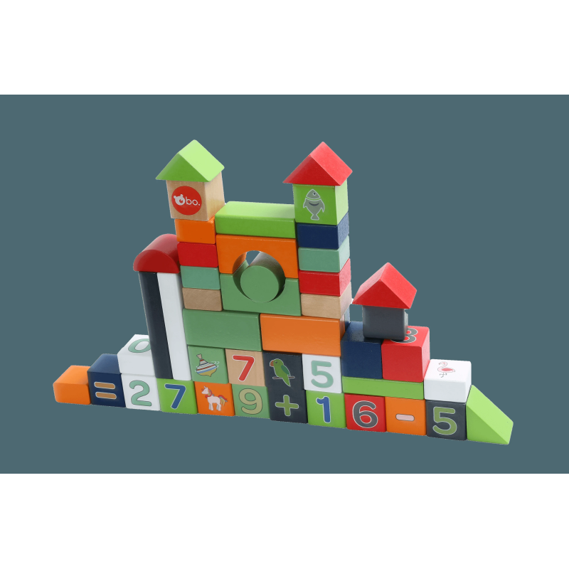 bo. koka klucīši "Cipari un dzīvnieki"