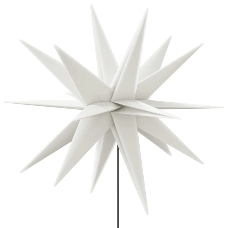 vidaXL Ziemassvētku lampas ar LED un mietiņu, 3 gab., baltas, 35 cm