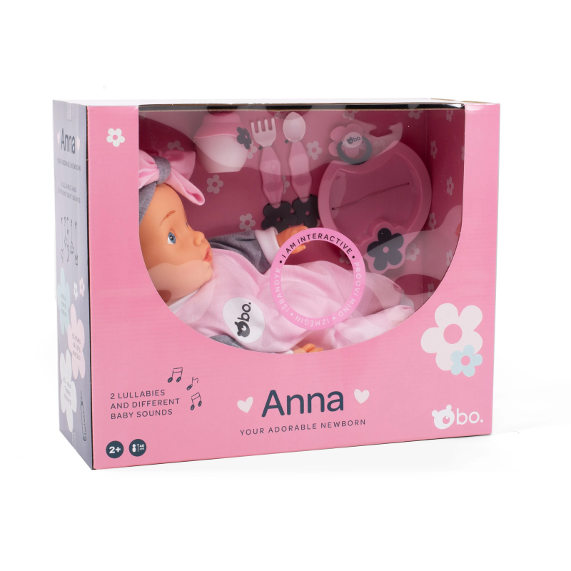 bo. Interaktīva lelle Anna, 42 cm
