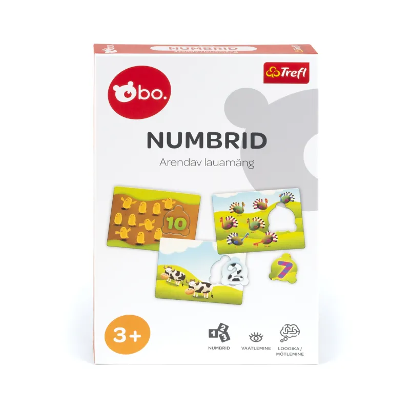 bo. Educational board game Numbers ,In Estonian lang.,