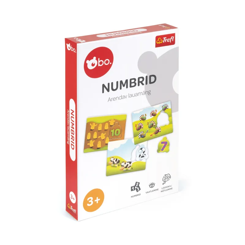 bo. Educational board game Numbers ,In Estonian lang.,