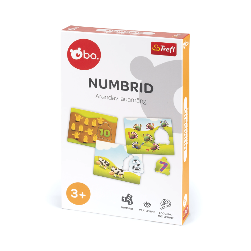 bo. Educational board game "Numbers" ,In Estonian lang.,