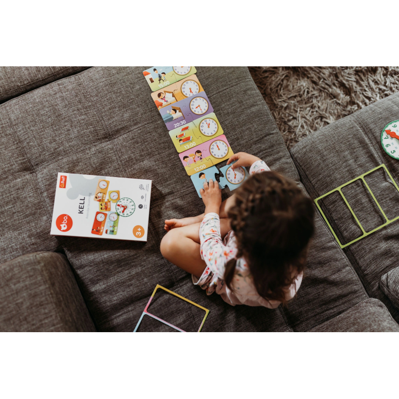 bo. Educational board game "Clock" ,In Estonian lang.,