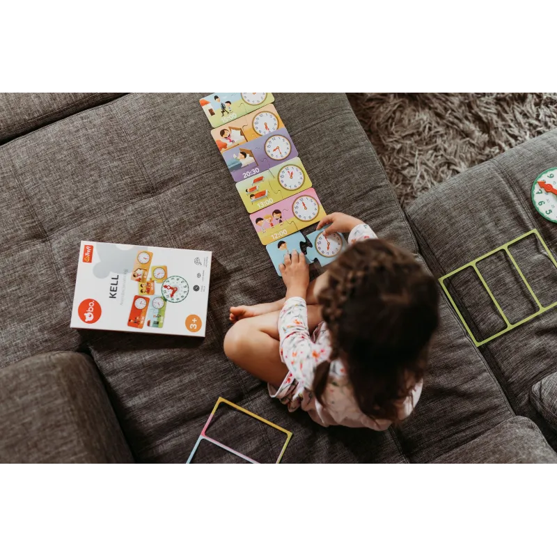 bo. Educational board game Clock ,In Estonian lang.,