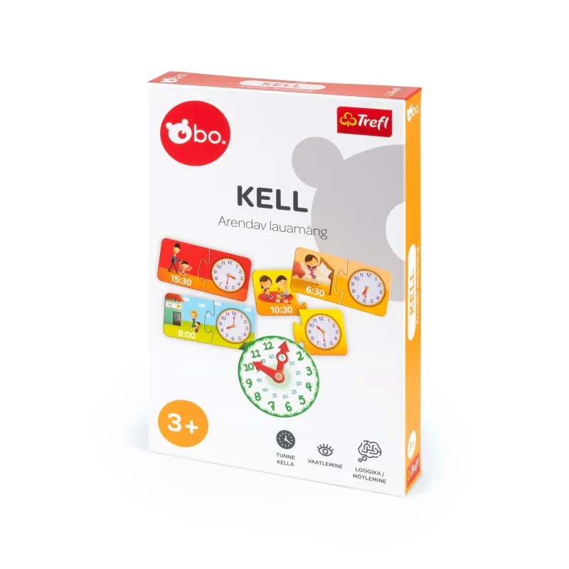 bo. Educational board game Clock ,In Estonian lang.,