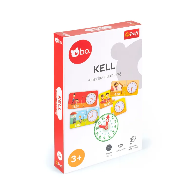 bo. Educational board game Clock ,In Estonian lang.,