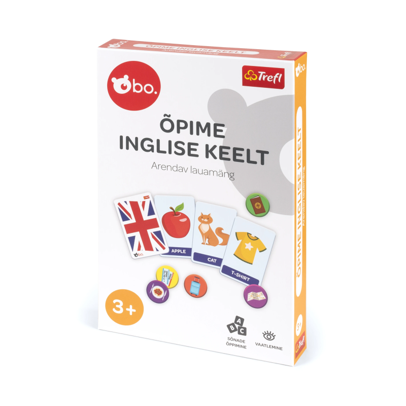 bo. Educational board game "English is fun" ,In Estonian lang.,
