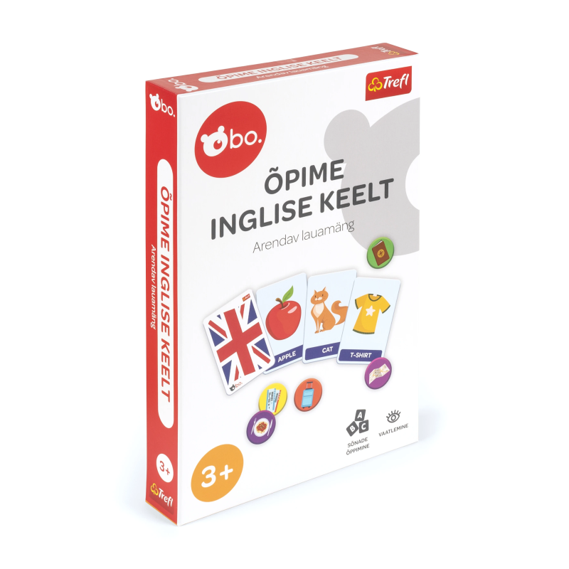 bo. Educational board game "English is fun" ,In Estonian lang.,