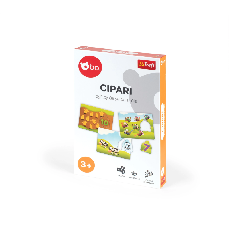 bo. Izglītojošā galda spēle "Cipari" ,Latviešu val.,
