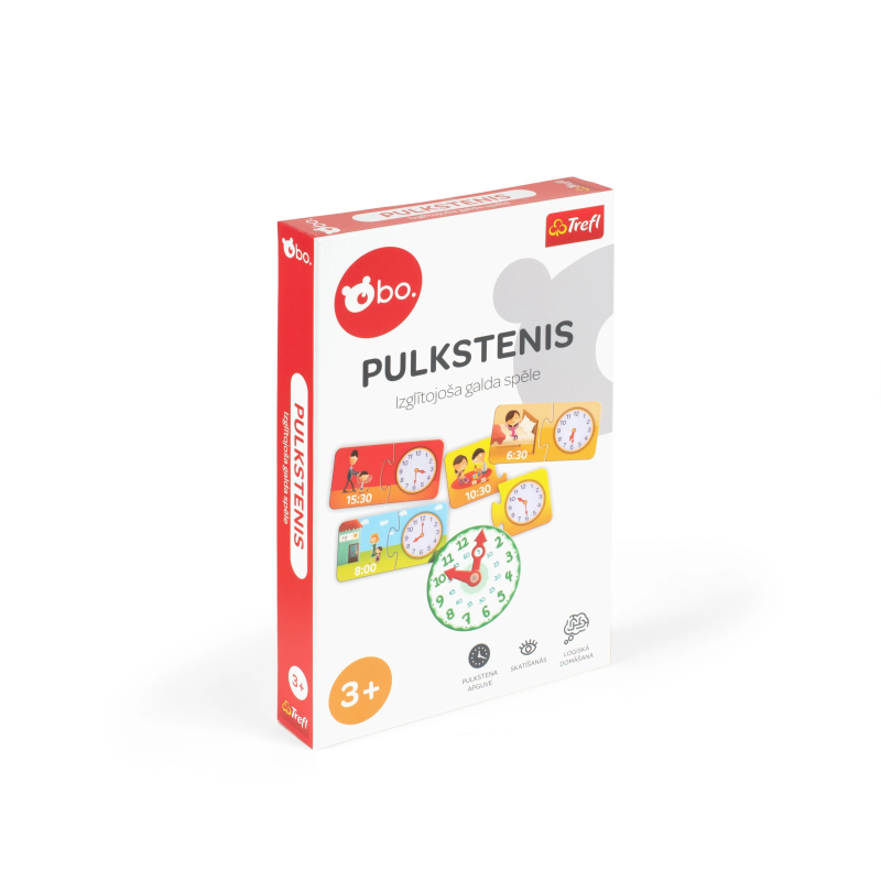 bo. Izglītojošā galda spēle "Pulkstenis" ,Latviešu val.,