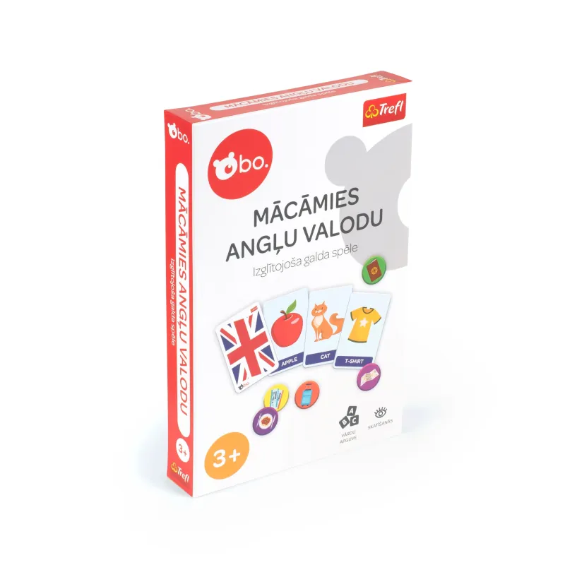 bo. Izglītojošā galda spēle Mācāmies angļu valoda ,Latviešu val.,