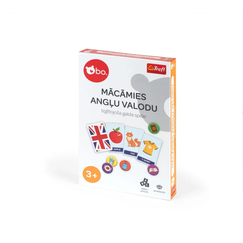 bo. Educational board game English is fun ,In Latvian lang.,