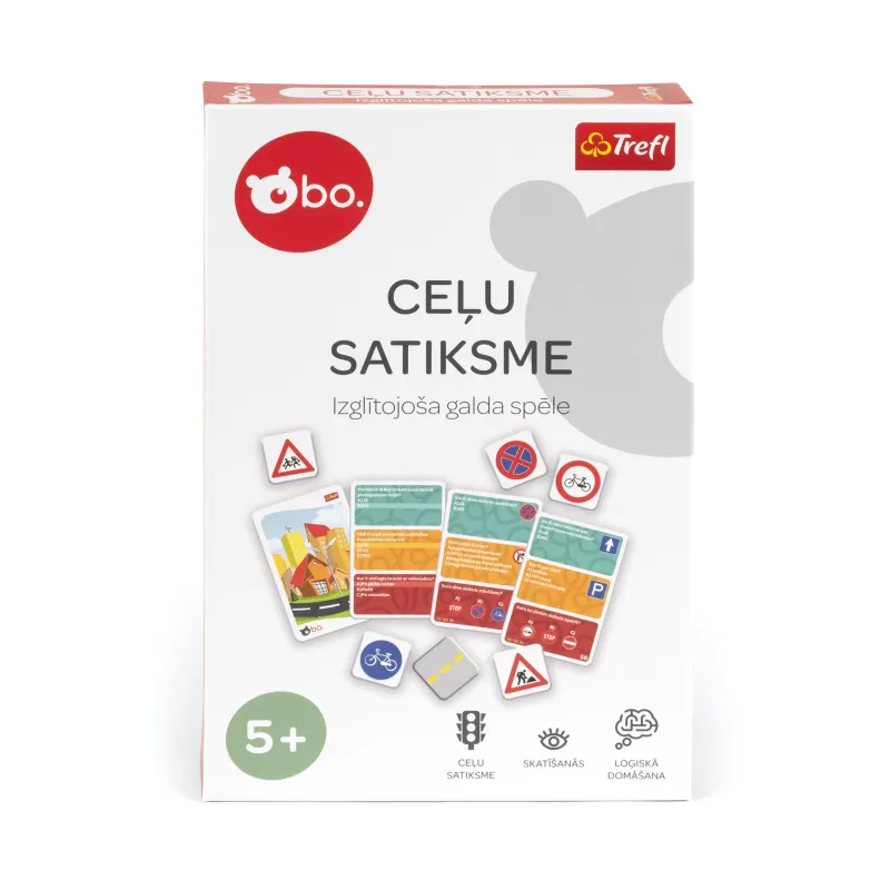 bo. Izglītojoša galda spēlē Ceļu satiksme ,Latviešu val.,
