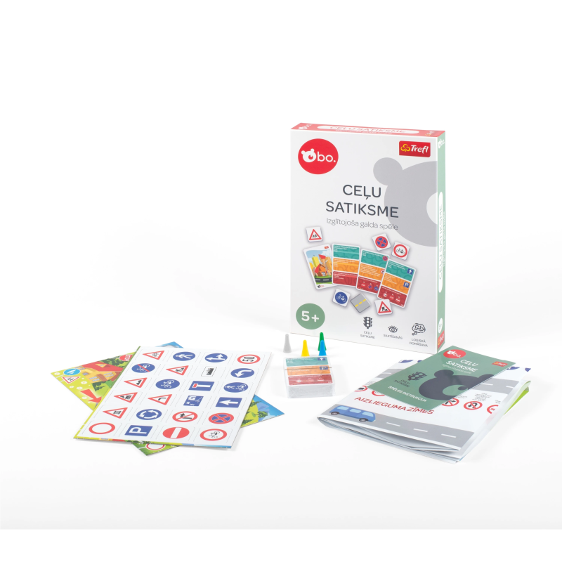 bo. Izglītojoša galda spēlē "Ceļu satiksme" ,Latviešu val.,