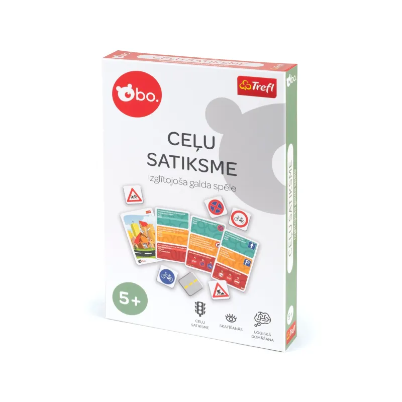 bo. Educational board game Road traffic ,In Latvian lang.,