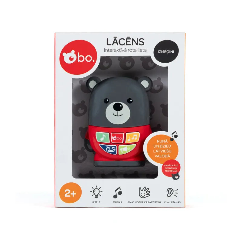 bo. Interaktīvā rotaļlieta Lācēns ,Latviešu valodā,