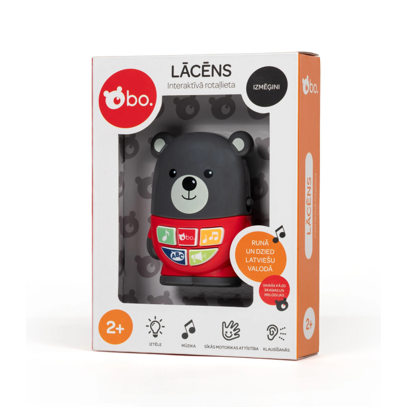 bo. Interaktīvā rotaļlieta "Lācēns" ,Latviešu valodā,
