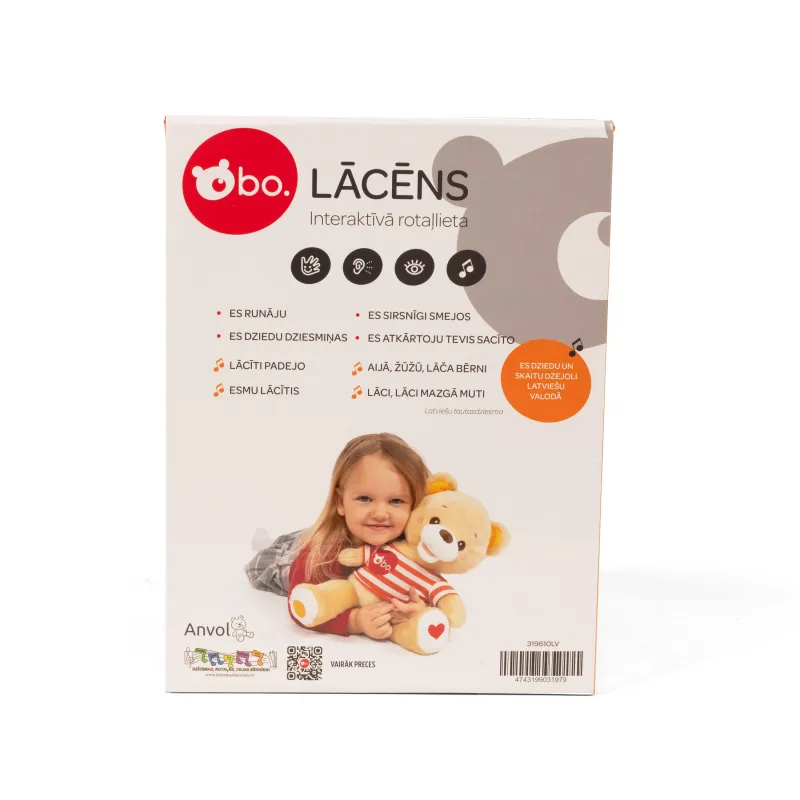 bo. interaktīvais rotaļu lācis ,latviešu val.,