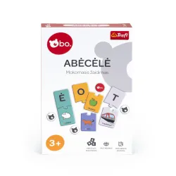 bo. Educational Board Game Alphabet, in Lithuanian