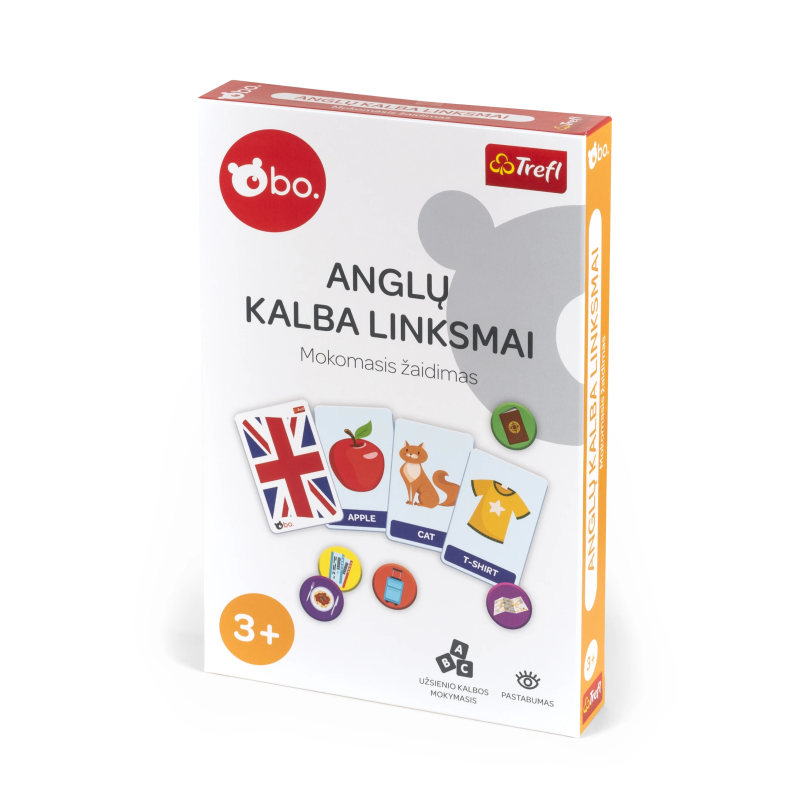 bo. Attīstoša galda spēle "Mācāmies angļu valodu", latviešu valodā,