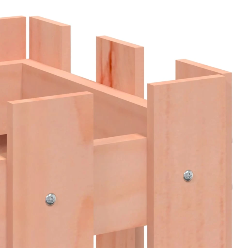 vidaXL dārza puķu kaste, žoga dizains, 60x30x30 cm, Duglasa masīvkoks