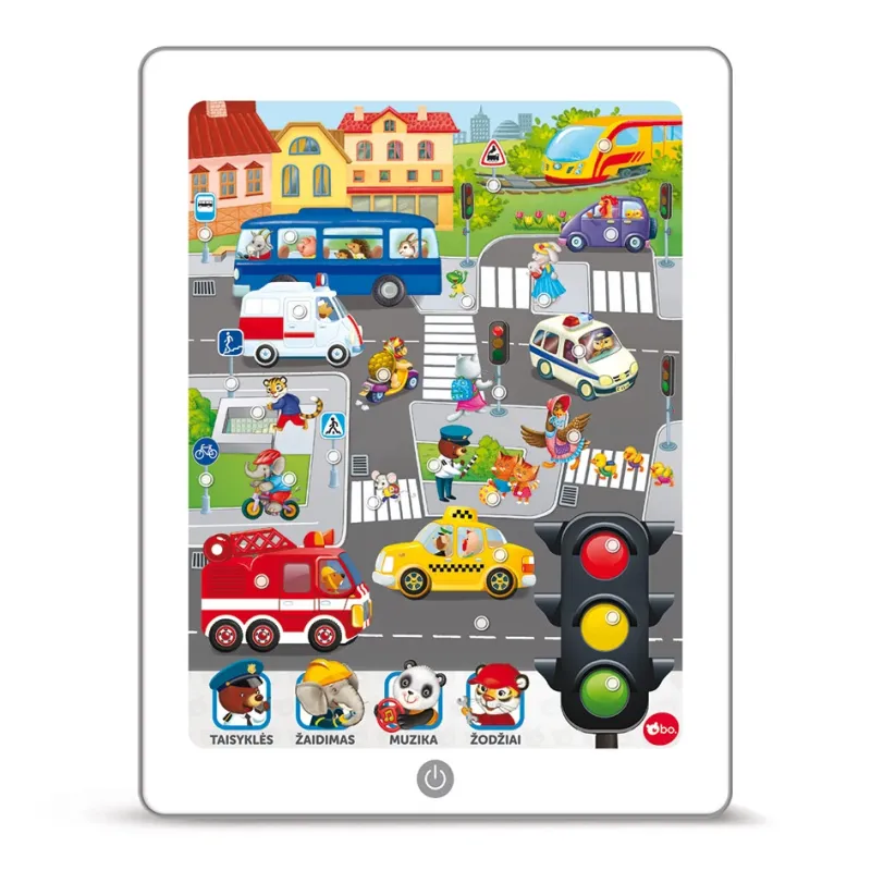 bo. Educational tablet Traffic ,In Lithuanian lang.,
