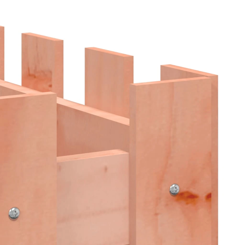 vidaXL dārza puķu kaste, žoga dizains, 100x50x50 cm, egles masīvkoks