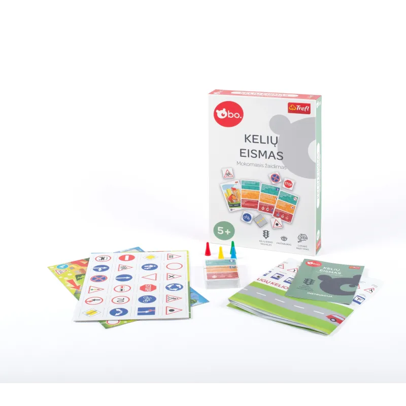 bo. Attīstoša galda spēle Ceļu satiksme, latviešu valodā,