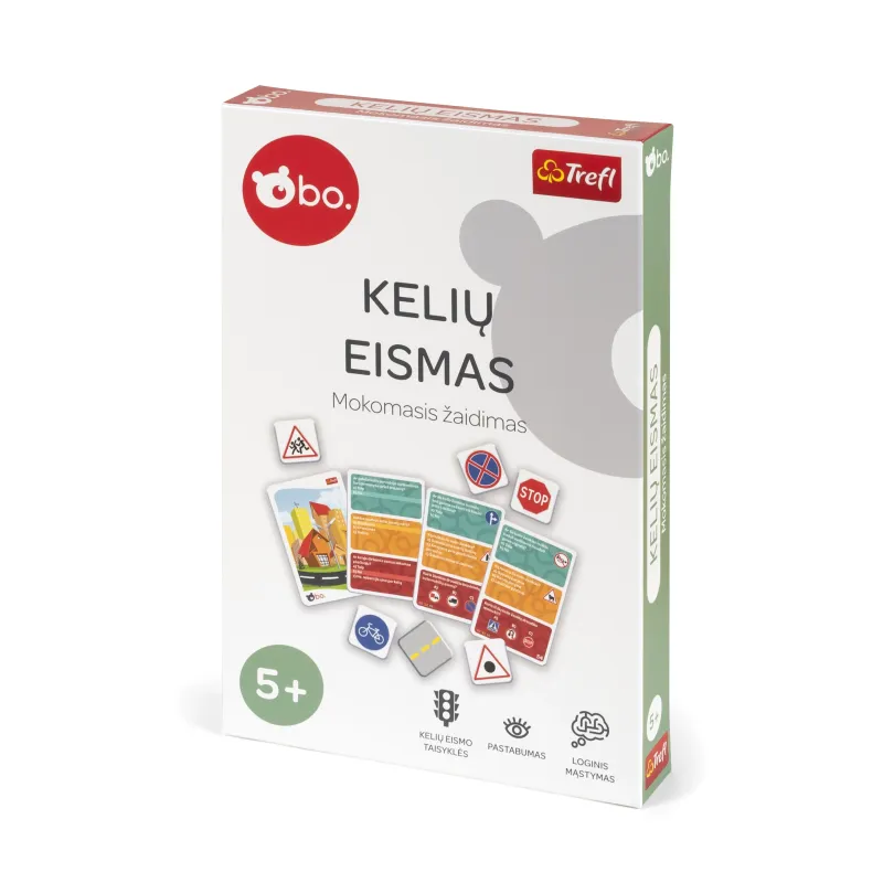 bo. Lavina stalo žaidimas Kelių eismas, lietuvių kalba,