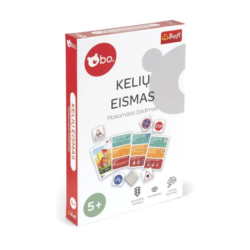 bo. Lavina stalo žaidimas Kelių eismas, lietuvių kalba,