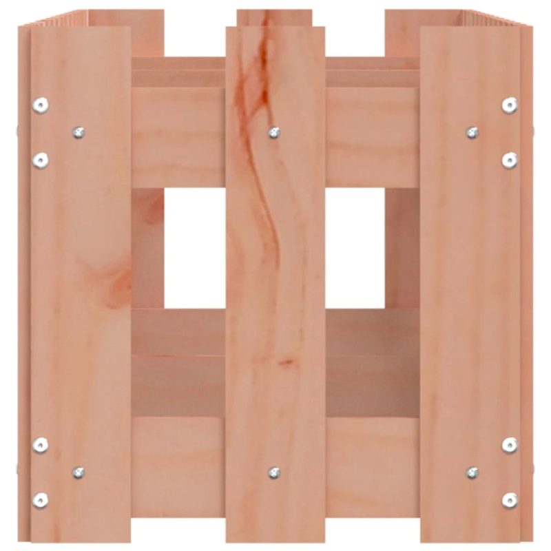 vidaXL dārza puķu kaste, žoga dizains, 150x30x30 cm, egles masīvkoks