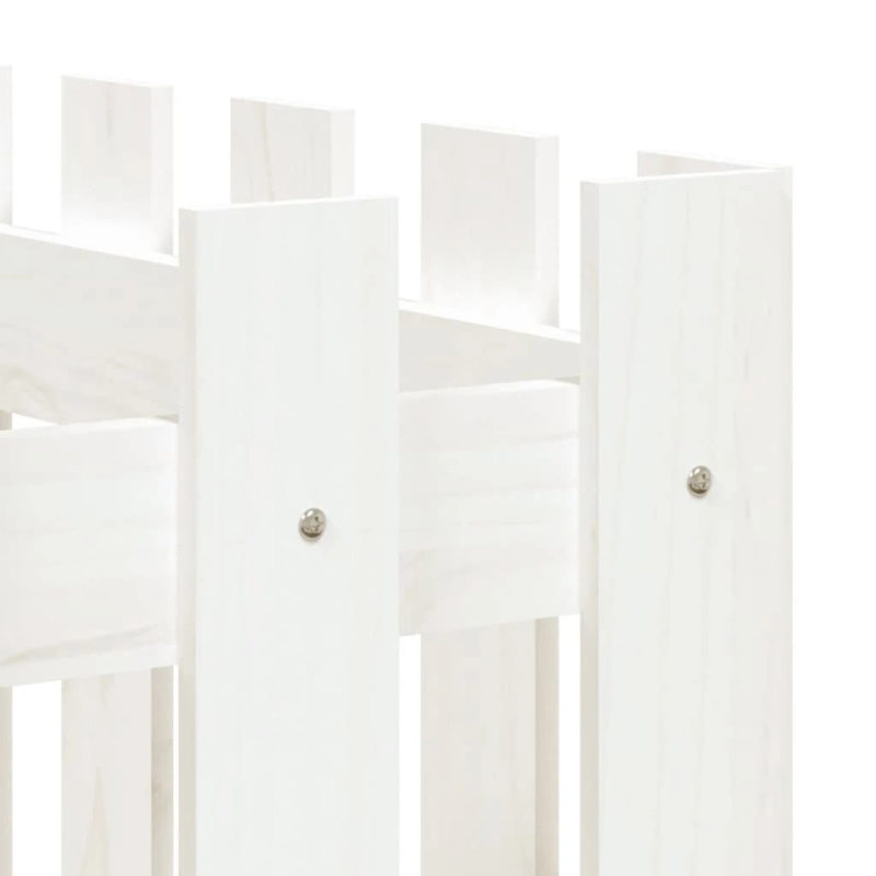 vidaXL dārza puķu kaste, žoga dizains, 150x50x70 cm, priedes masīvkoks