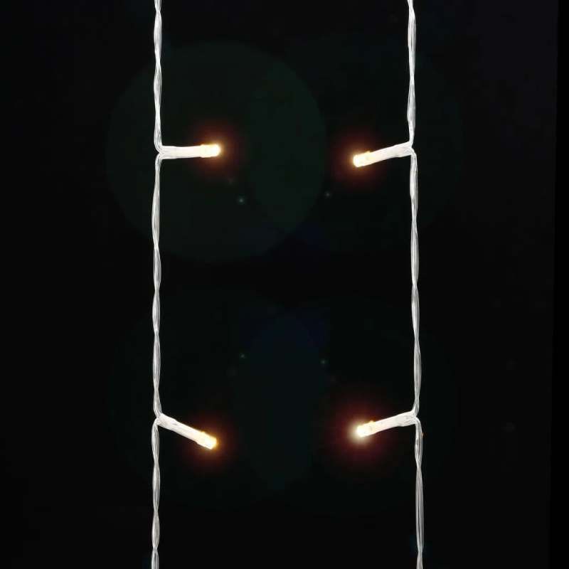 vidaXL Ziemassvētku eglītes gaismiņas, 320 LED, silti baltas, 375 cm