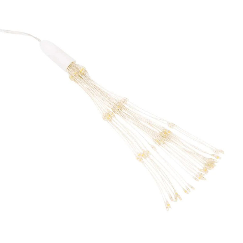 vidaXL Ziemassvētku dekorācija, 140 LED, silti baltas, 17 cm