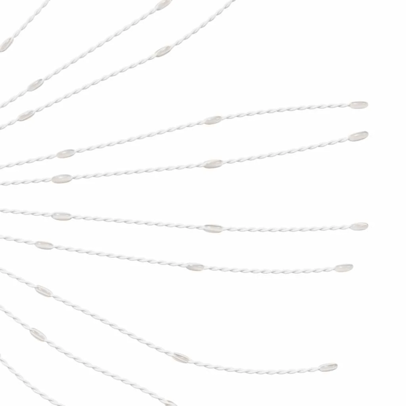 vidaXL Ziemassvētku dekorācijas 4 gab., 140 LED, silti baltas, 17 cm