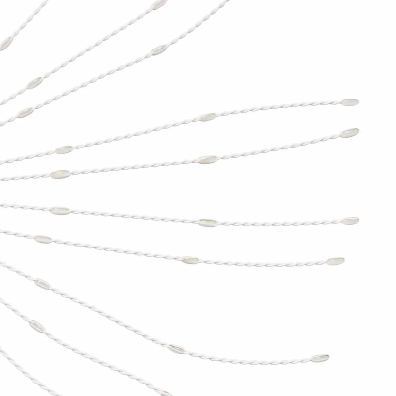 vidaXL Ziemassvētku dekorācija, 140 LED, krāsainas, 17 cm