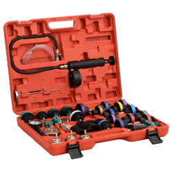 vidaXL dzesēšanas sistēmas spiediena mērītājs, sarkans, 52x40,5x9,5 cm