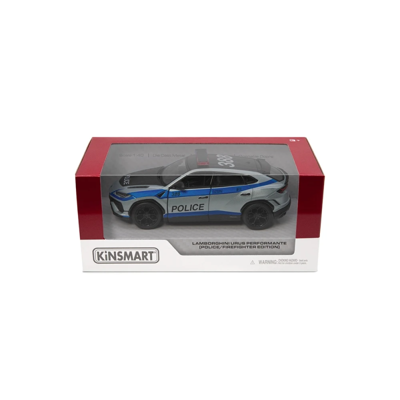 KINSMART Miniatūrais modelis Lamborghini Urus Performante ,Police-Firefighter,, scale 1:38