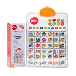 bo. Educational toy - Alphabet playmat ,Latvian lang.,