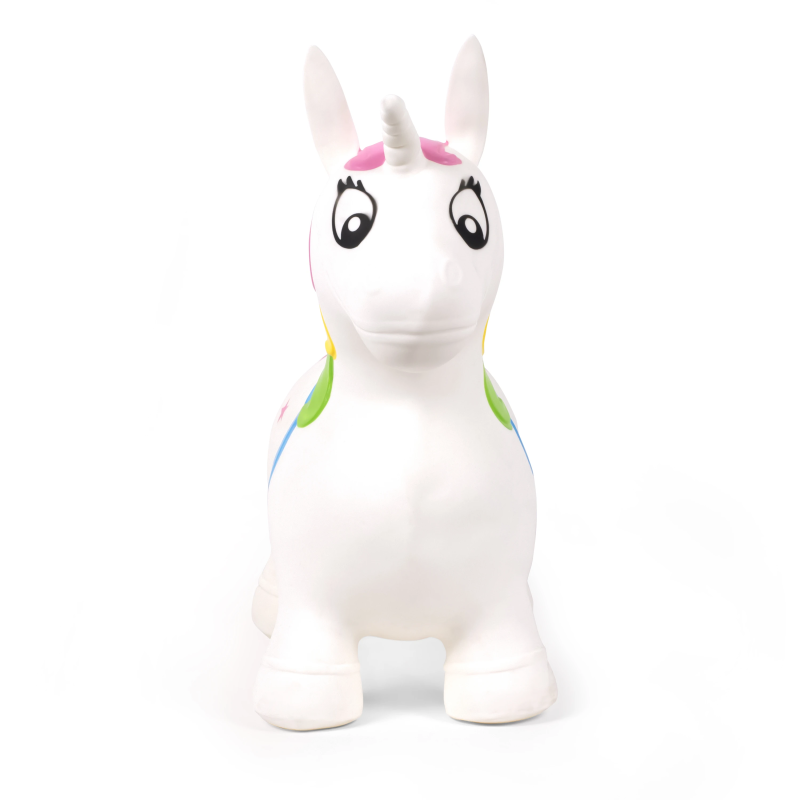 bo. Lēkājošais dzīvnieks - Baltais vienradzis