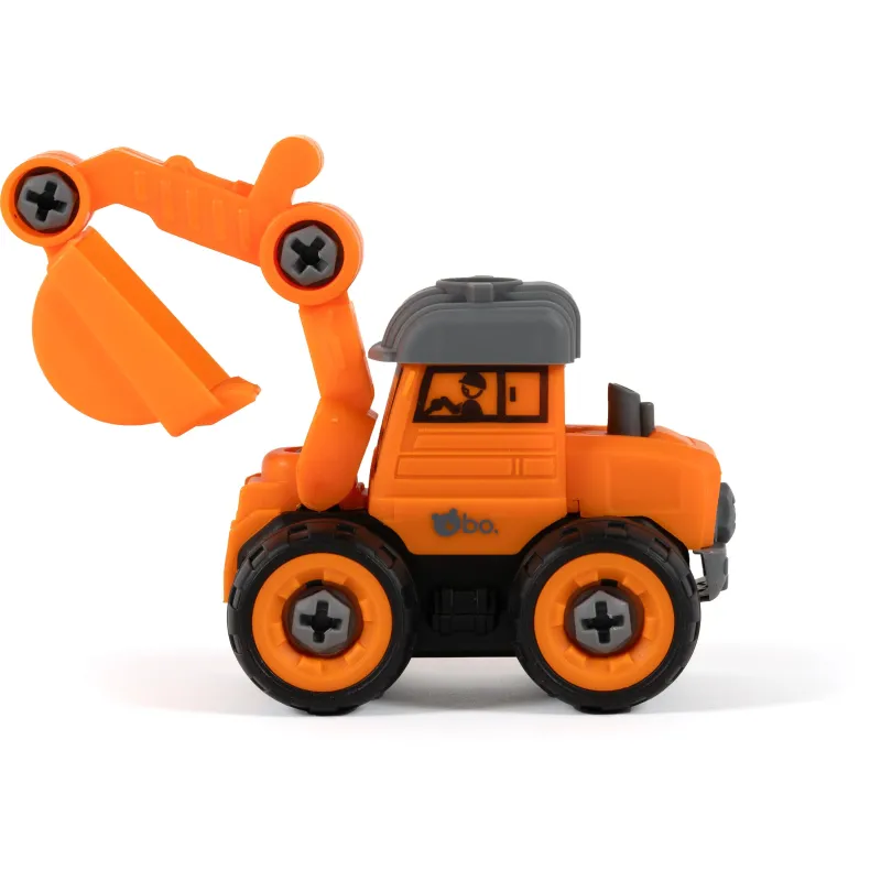 bo. Saliec pats - konstruējama rotaļlieta Celtniecības automašīnas