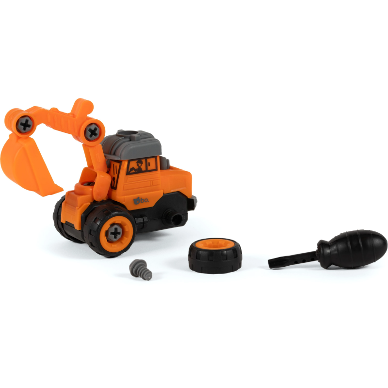 bo. Saliec pats - konstruējama rotaļlieta Celtniecības automašīnas