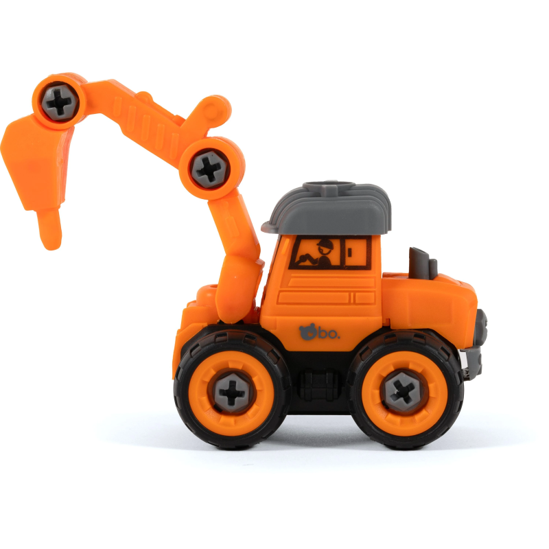 bo. Saliec pats - konstruējama rotaļlieta Celtniecības automašīnas