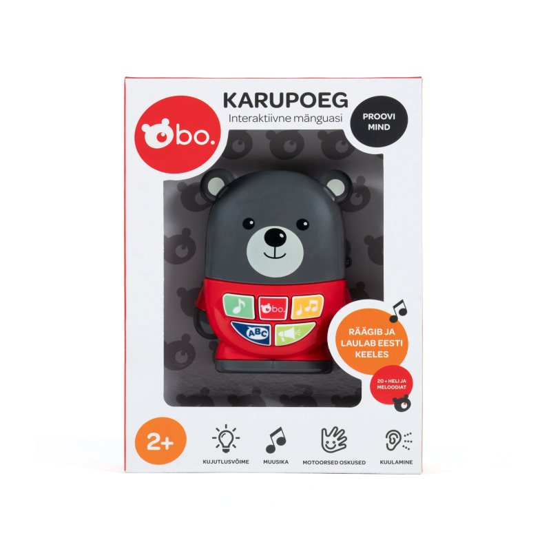 bo. Musical toy "Baby Bear" ,In Estonian lang.,